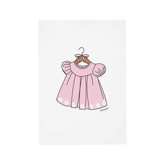 Baby Girl Dress Card