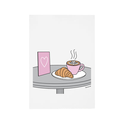 Coffee and Croissant Card