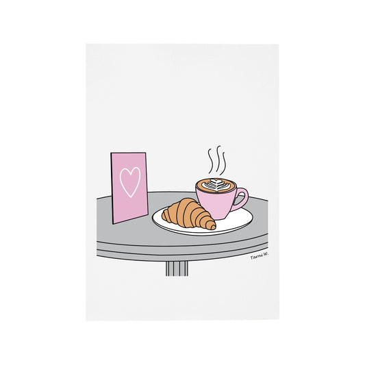 Coffee and Croissant Card