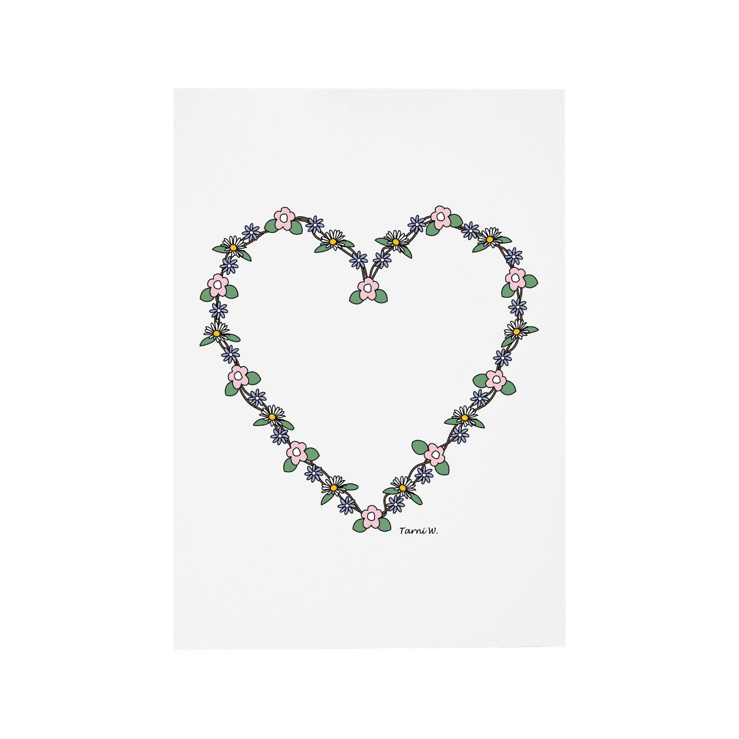 Heart Wreath Card