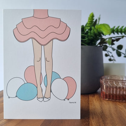 Party Girl Card